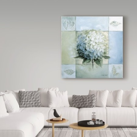 Trademark Fine Art Lisa Audit 'Blue Hydrangea Study 1' Canvas Art, 24x24 ALI24846-C2424GG